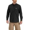 Carhartt Shirt Men's: 102538 001 Black Long Sleeve Rugged Professional