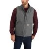 Carhartt Vest: Men's 104277 GVL Gravel Washed Duck Sherpa Lined Mock Vest