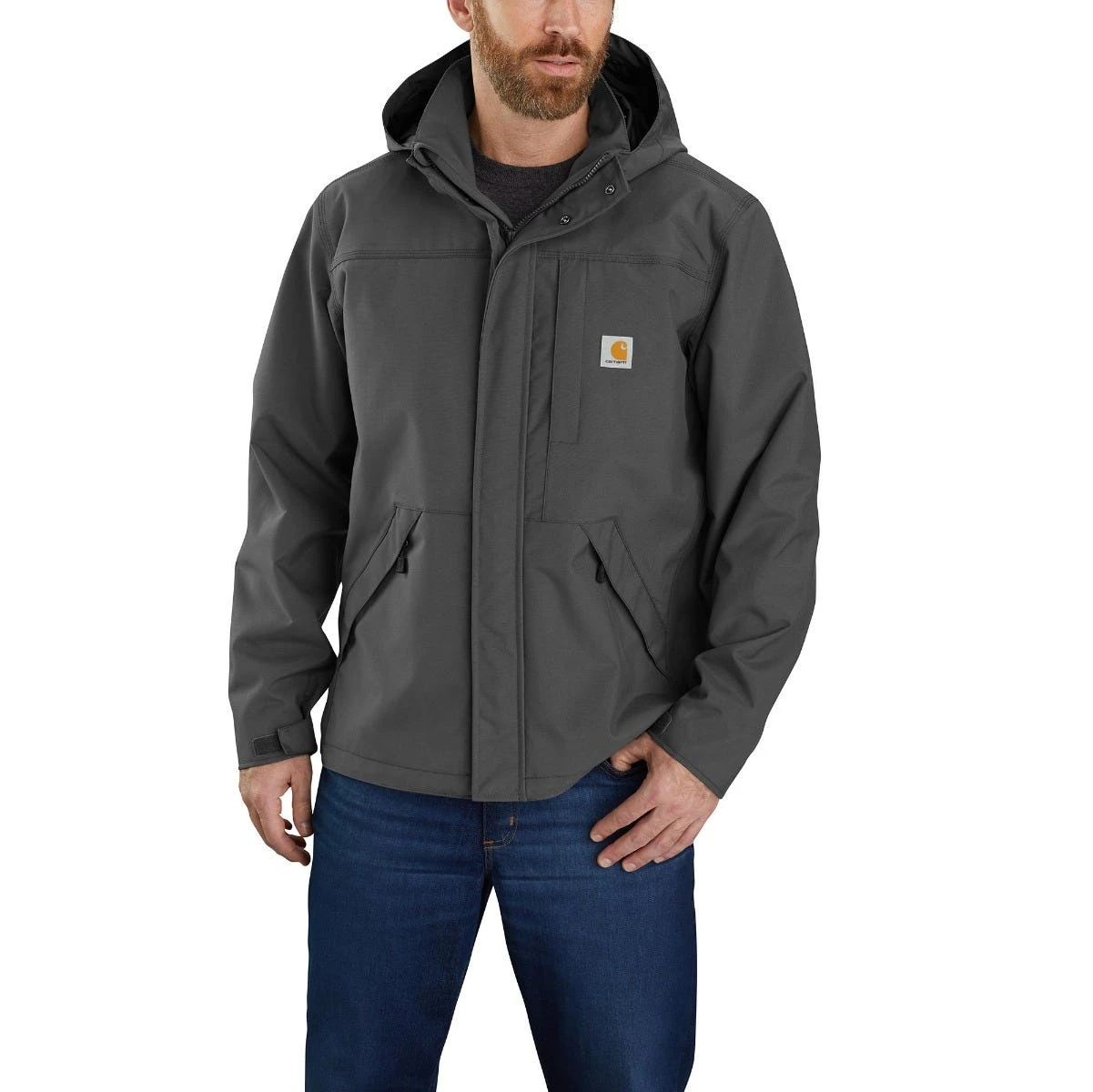 Carhartt Jackets: Men's 104670 029 Shadow Storm Defender Loose Fit Heavyweight Jacket