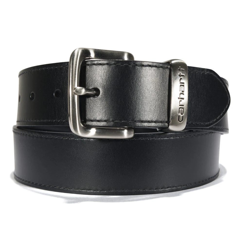 Carhartt Belts: Men's Black A000551100 Leather Jean Belt