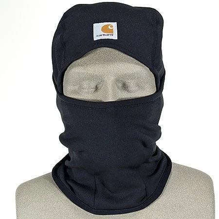 Carhartt Masks: Black Helmet Liner/Face Mask A267 BLK