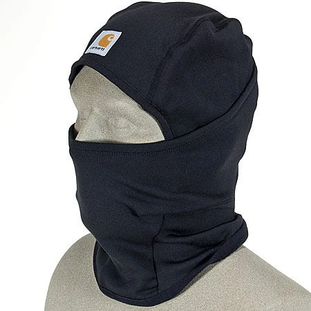 Carhartt Masks: Black Helmet Liner/Face Mask A267 BLK