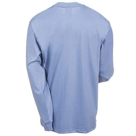 Carhartt Force Shirts: Men's Force Medium Blue Flame Resistant 100235 465 Work Shirt