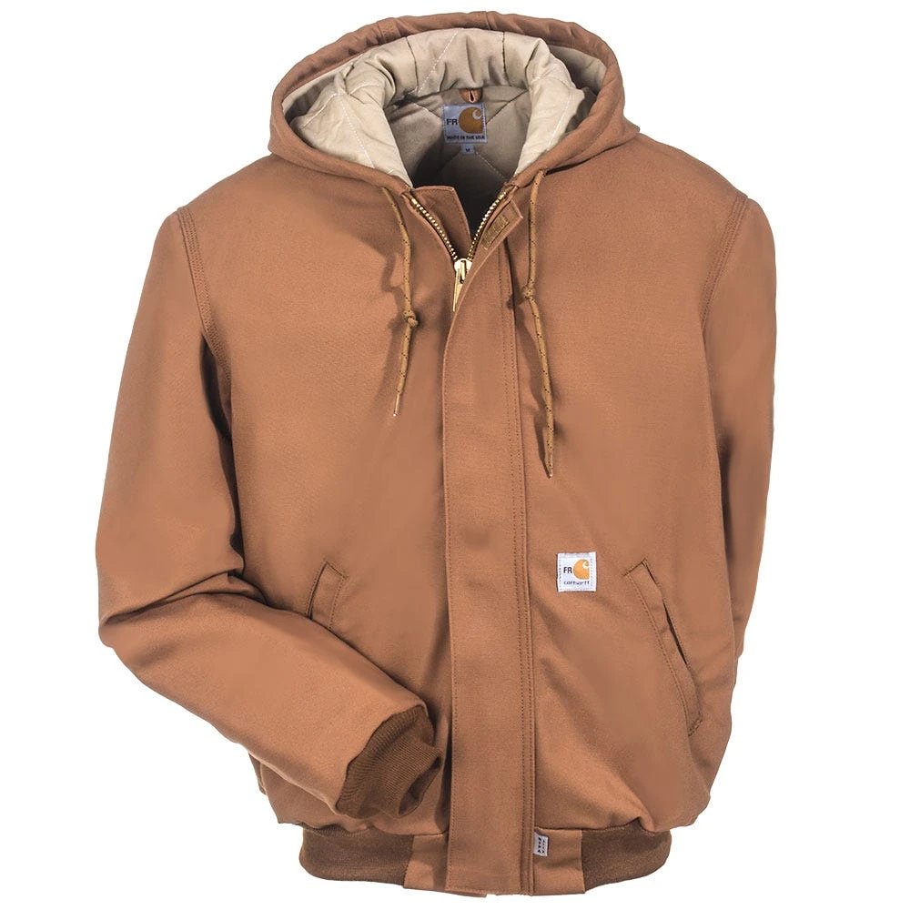 Carhartt Jackets: Men's Cotton Duck 101621 211 Flame Resistant Active Jacket
