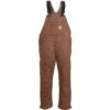 Carhartt Overalls: Men's 101626 211 FR Quilt Lined Cotton Duck Bib Overalls