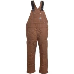 Carhartt Overalls: Men's 101626 211 FR Quilt Lined Cotton Duck Bib Overalls