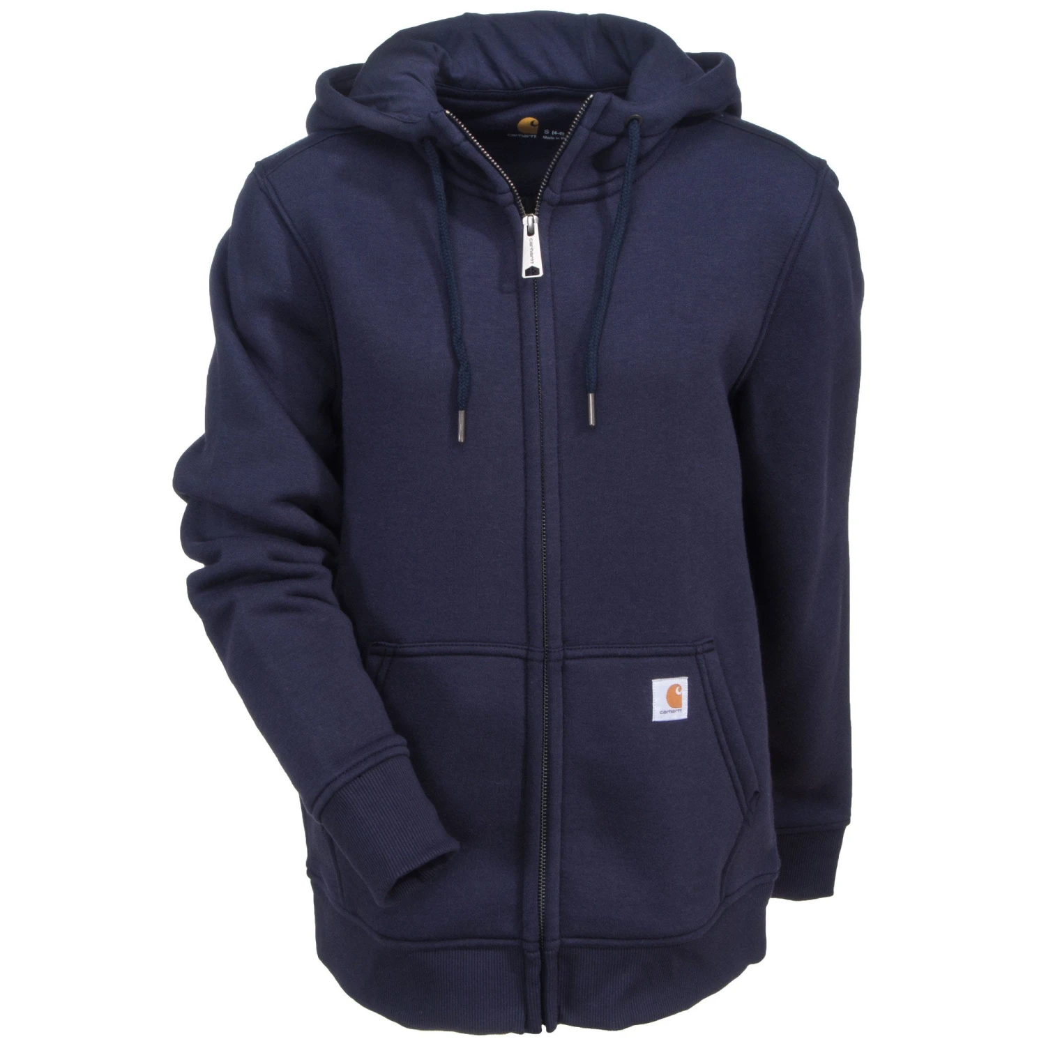 Carhartt Sweatshirts: Women's Heavyweight Clarksburg Navy 102788 412 Full-Zip Hoodie