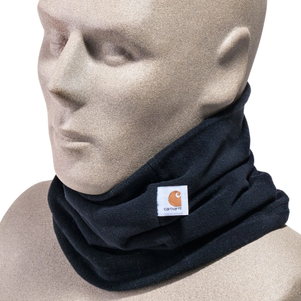 Carhartt Clothing: Men's A204 BLK Black Fleece Neck Gaiter