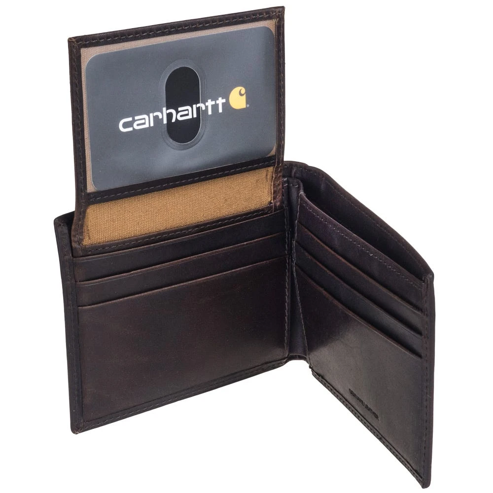 Carhartt Wallets: B000021820199 Oil Tan Passcase Leather Wallet