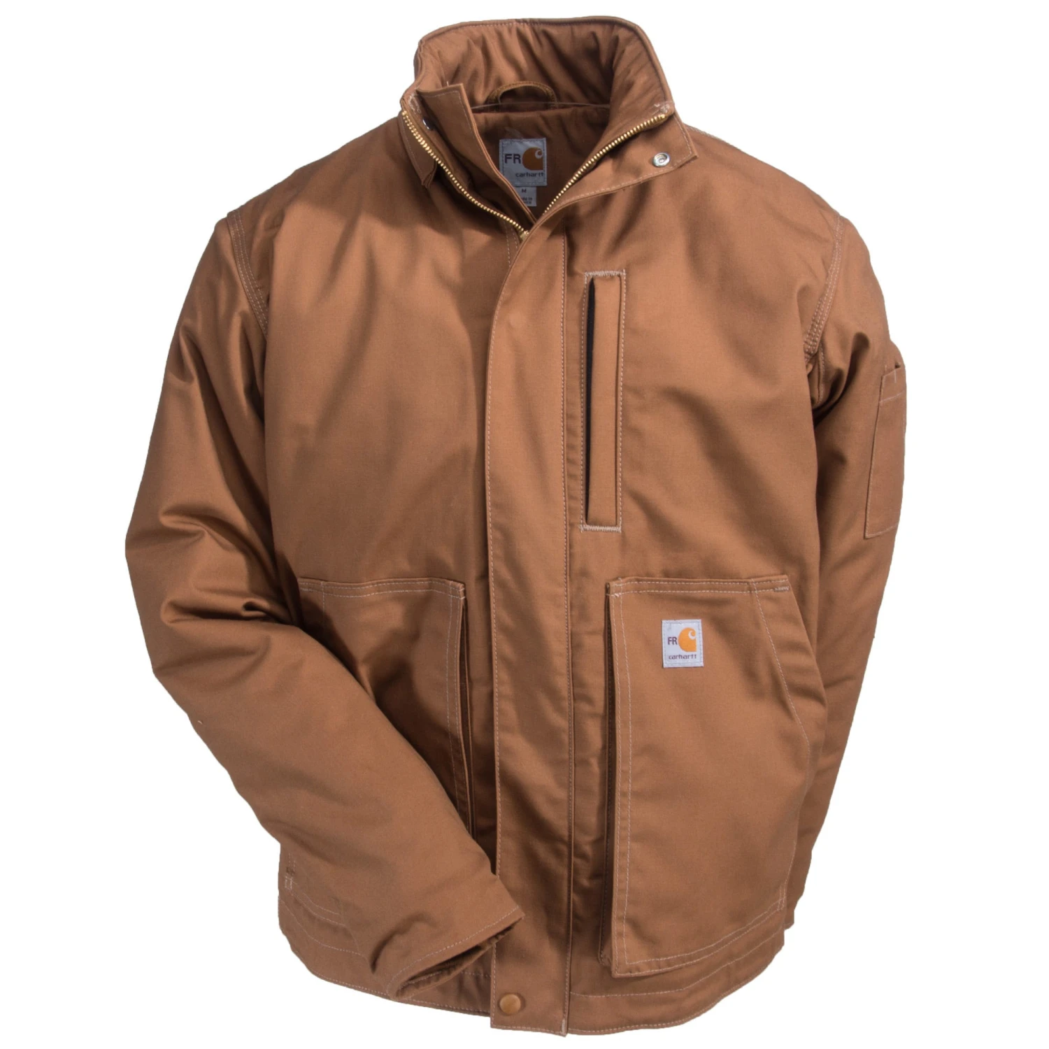 Carhartt Jackets: Men's FR Brown 102692 211 Full Swing Lanyard Access Jacket