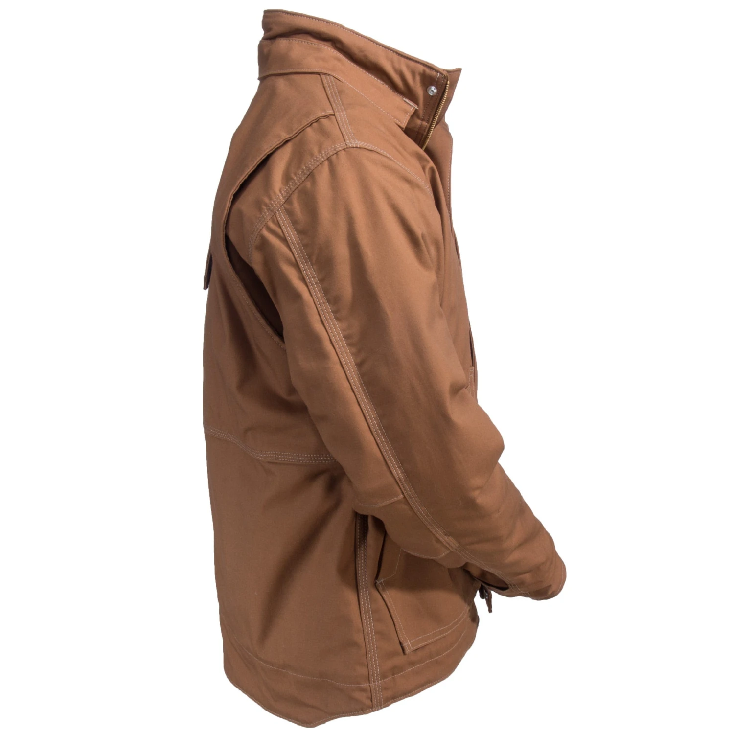 Carhartt Jackets: Men's FR Brown 102692 211 Full Swing Lanyard Access Jacket