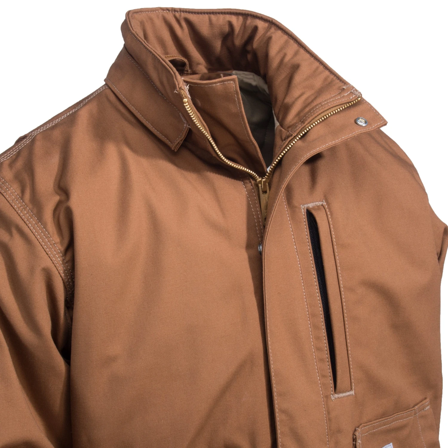 Carhartt Jackets: Men's FR Brown 102692 211 Full Swing Lanyard Access Jacket