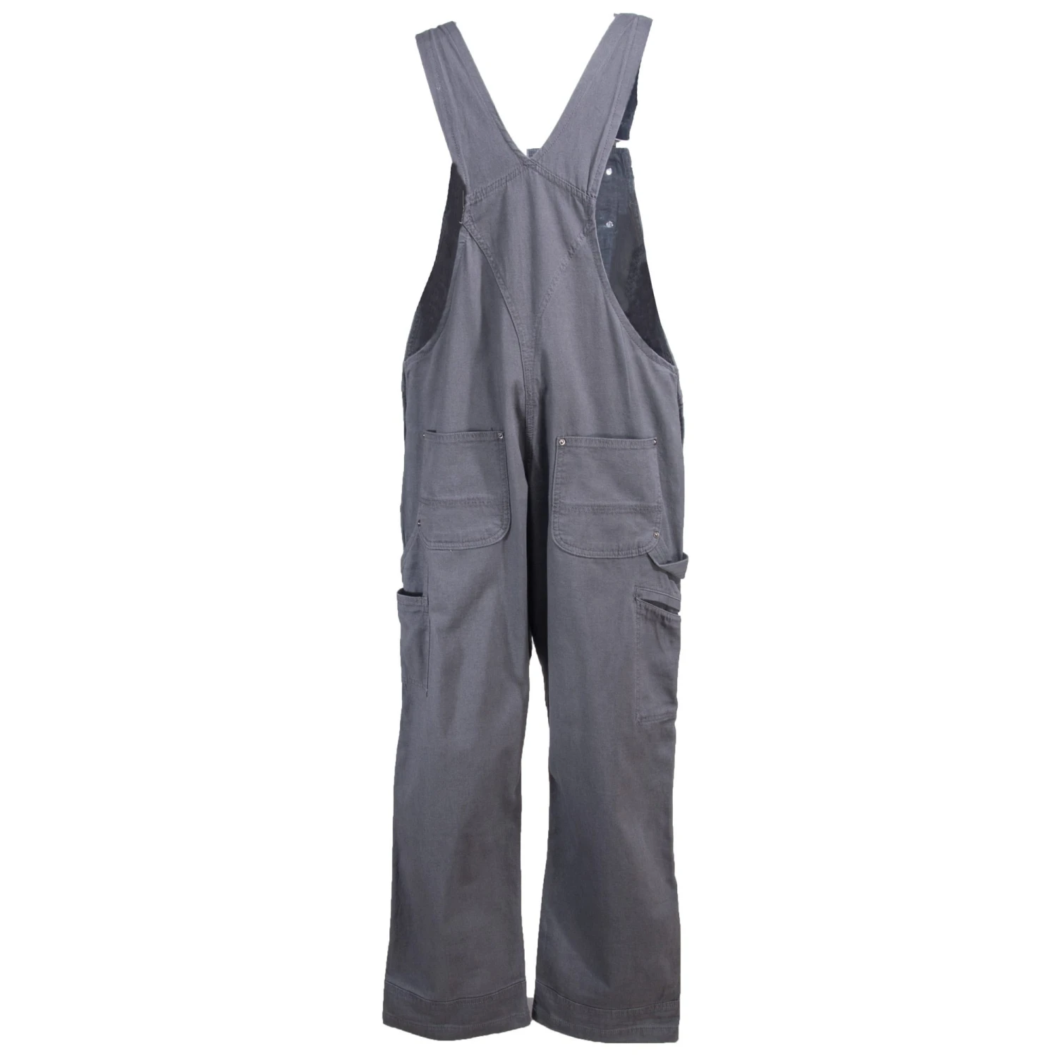 Carhartt Overalls: Men's Rugged Flex 102987 039 Gravel Rigby Bib Overalls