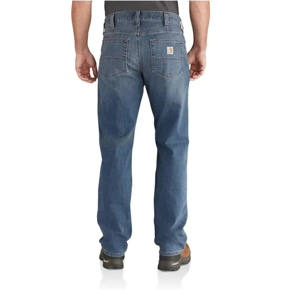 Carhartt Jeans: Men's 102804 964 Coldwater Rugged Flex Relaxed Fit Straight Leg 5 Pocket Jeans