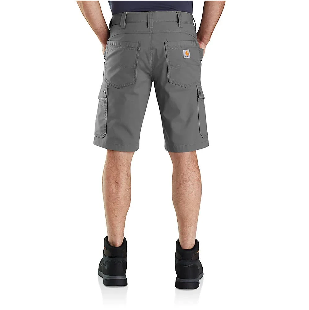 Carhartt Shorts: Men's 104727 075 Steel Rugged Flex Relaxed Fit Ripstop Cargo Work Short