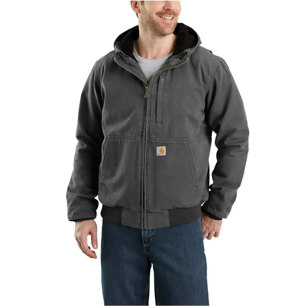 Carhartt Jackets: Men's 103371 039 Gravel Full Swing Loose Fit Fleece-Lined Active Jacket