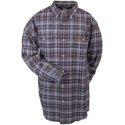 Carhartt Shirts: Midweight Flannel Work Shirt S137NVY