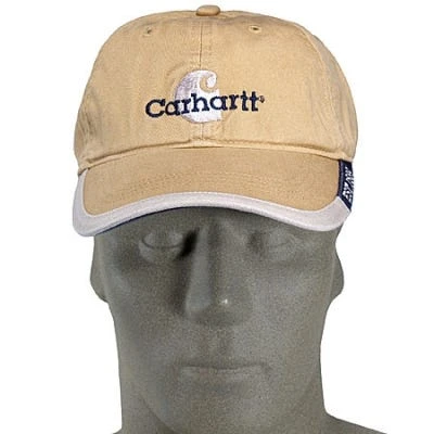 Carhartt Hats: Straw Contrast Cotton Baseball Cap A237SRW