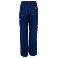 Carhartt Jeans: Men's B13 DST Darkstone Cotton Denim Work Jeans