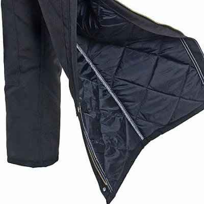 Carhartt Coveralls: Yukon Men's Black X06 Arctic Extremes Quilt Lined Coveralls