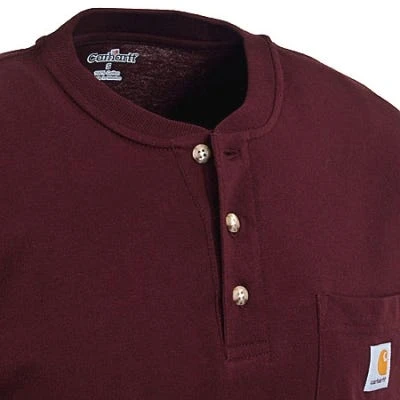 Carhartt Shirts: Men's Port K84 PRT Cotton Workwear Henley Shirt