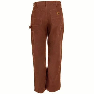 Carhartt Pants: Men's B11 BRN Cotton Duck Carpenter Work Pants