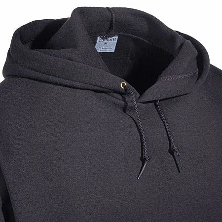 Carhartt Sweatshirts: Men's Black K288 BLK Midweight Pullover Hooded Sweatshirt